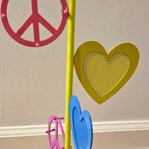 Girls JUSTICE Bundle..peace And Heart Design Jewelry Holder